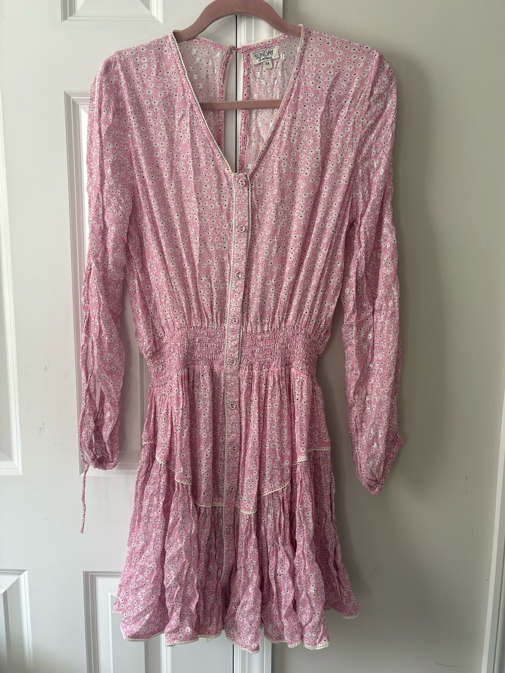 Sunday St. Tropez Yelena Pink Dress